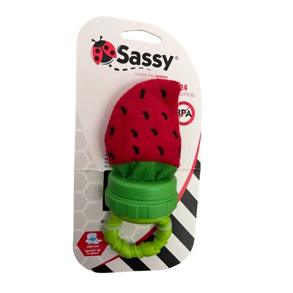Sassy Other - Sassy Terry Teether in Strawberry
